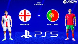 FC 24 - Georgia vs. Portugal - EURO 2024 Group Stage Matchday 3 Match | PS5™ [4K60]