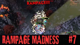 Dota 2 Immortals Rampage Compilation | Rampage Madness #7 |