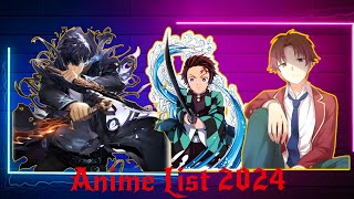 Most Anticipated Upcoming Anime of 2024 | Anime List of 2024 | @animentai21