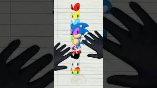 Which color is suitable for #sonic  😂😮#viralvideo #videogames  #art #shortvideoviral #sega