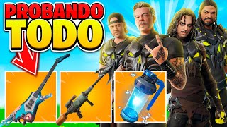 Probé *TODOS* los NUEVOS OBJETOS de Fortnite