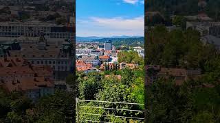 Ljubljana Viewpoint from the castle! #supraash #travel #viral #shorts #europe #slovenia #ljubljana