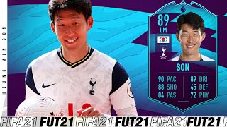 PLAYER OF THE MONTH 89 HEUNG MIN SON PLAYER REVIEW! FIFA 21 Ultimate Team