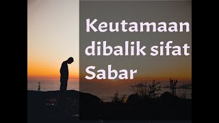 keutamaan Sabar