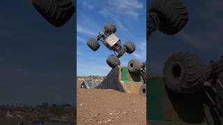 Coming in hot #monstertruck #gopro #stunt #4x4 #offroad #flip #monsterjam #losi #rc #shorts