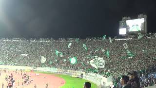 أغنية من الزمن الجميل لجمهور الرجاء الرياضي في مباراة المغرب الفاسي  -  Raja Casablanca Fans