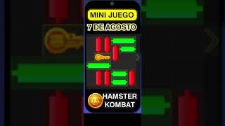 Mini juego 7 de agosto Hamster Kombat  #hamsterkombat