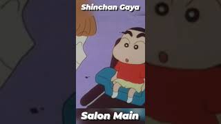 Shinchan Gaya Baal Katane || #shorts #shinchan #salon