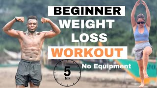 Episode 2 | 5 Min Beginner Weight Loss Workout | No Equipment