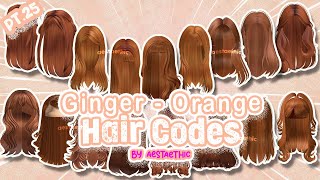 Berry Avenue Codes Ginger Orange Hair PT.25!🍑 Bloxburg | Brookhaven  #roblox #aesthetic #newvideo