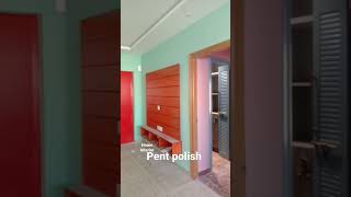 pent polishing work finished at home decor paint wala