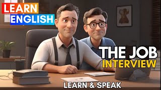 Learn English from listening || The Job Interview Conversation || Job seeking boy story