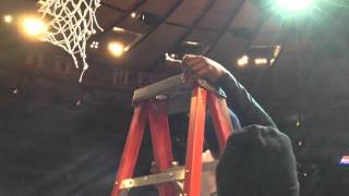 Louisville Cutting Down Nets Following 2012 Big East Championship