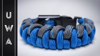 How to make The American Dream Paracord Survival Bracelet[UWA ORIGINAL]