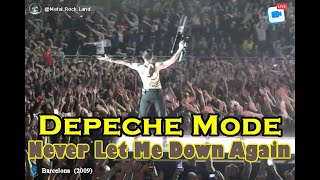 Depeche Mode - Never Let Me Down Again (Live In Barcelona) (2009) (Best Quality)