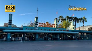 DISNEY CALIFORNIA ADVENTURE - Part 1 - All Major Rides before Noon (4K)