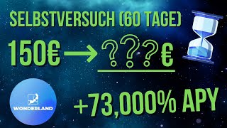 Ich habe  Wonderland Time 60 Tage lang getestet und ___€ verdient | Crypto Staking (DEUTSCH)