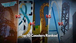 Ranking the Top 10 Best Roller Coasters in Theme Park Tycoon 2!