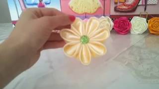 Tutorial Fiore di raso, bouquet sposa