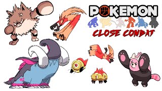 Pokémon Close Combat ALL GRAB ATTACKS (New Fighting Game)