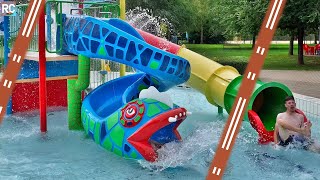 sárvárfürdő - Coole Kinderrutsche (Schlangenrutsche) | Kids Water Slide Onride