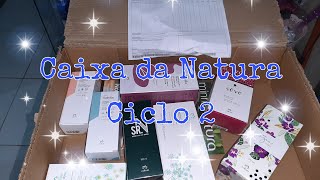 Abertura de caixa da Natura Ciclo 2