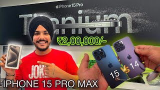 Iphone 15 Pro Max 1 Tb 😱 Iphone 14 vs 15  BOOKED 🔥