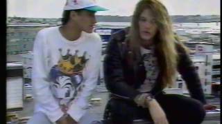 Sebastian Bach - Interview New Zealand 1989