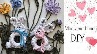 DIY| MACRAME BUNNY 🐰💐🎀😊