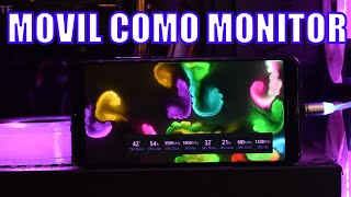 Tutorial COMO USAR UN MOVIL COMO MONITOR AUXILIAR DE PC.HOW TO USE A MOBILE AS AUXILIARY MONITOR PC.