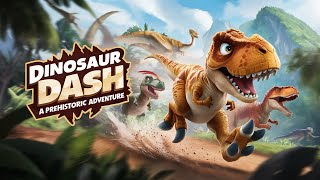 Dinosaur Dash: A Prehistoric Adventure. Animated Story For Kids