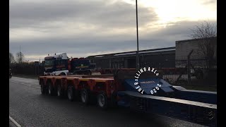 Ballast Trucks and Modular Axles leaving Collett & Sons Ltd.