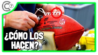 CÓMO se HACEN los BALONES de NFL 🏉 | Como hacen las pelotas de RUGBY