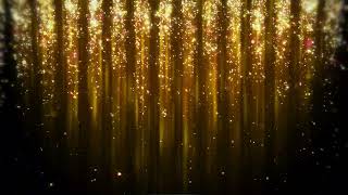 Golden Luxury Particles Video Background | 4k Golden Sparkles Dust Background Looped Animation