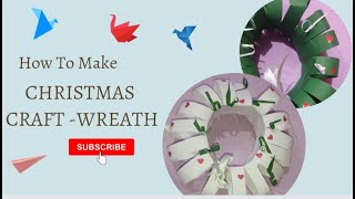 How to make Wreath from paper | #christmas