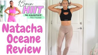 Personal Trainer Tries Natacha Oceane's "15 MIN HOME HIIT WORKOUT"