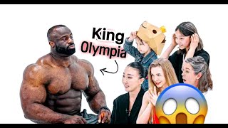 Women of all ages react to the most muscular man in the world, Mr. Olympia Samson Dauda!