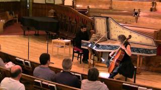 Geminiani - Sonata III for Violoncello and Basso Continuo - Andante, Allegro (Live and Unedited)