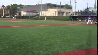 Moises Aristy ' 18 with a strikeout versus Gonzaga on March 25th