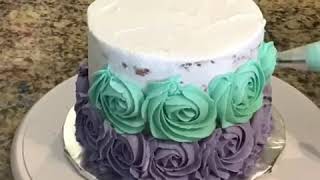 Rosette Coconut Cake