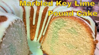 How To Make A Marbled Key Lime Pound Cake