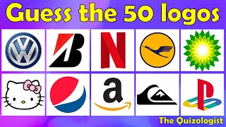 Guess the logos quiz - 50 logos, 3 seconds each