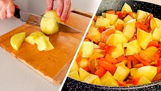 Вкуснее и проще не придумаешь! Овощное рагу с курицей по-корейски