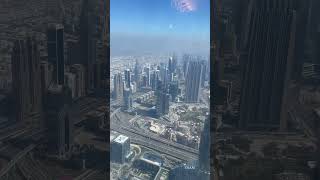 View from burj khalifa #burjkhalifa #tallestbuilding #dubai #uae #amazing