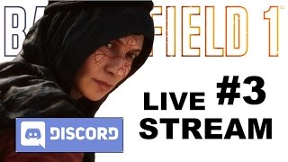 Battlefield 1 LIVE: Testing New Voice/Text Chat App Discord! Come Join My Server! (Non-Sponsored)