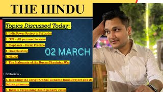 02 March 2024 | The Hindu Newspaper Analysis