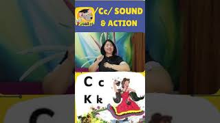 /Cc/ SOUND AND ACTION || JOLLY PHONICS #shorts  #jollyphonics  #action  #phase2 #MsEstersCorner