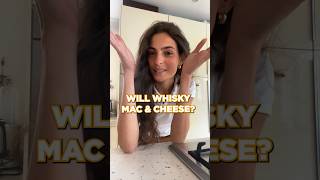 Will Whiskey Mac & Cheese? 🧀😳 #whiskeychallenge #whiskychallenge