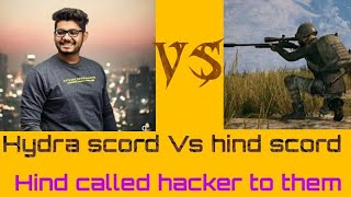 Hydra alpha,hydra bts,python gaming Vs Hind scord(Hind call them hacker)