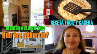 🇨🇭 VIVIR EN SUIZA ~ LISTA DE UTILES ESCOLARES ~ RECETA FACIL DE CREPAS CASERAS Y DELICIOSAS !